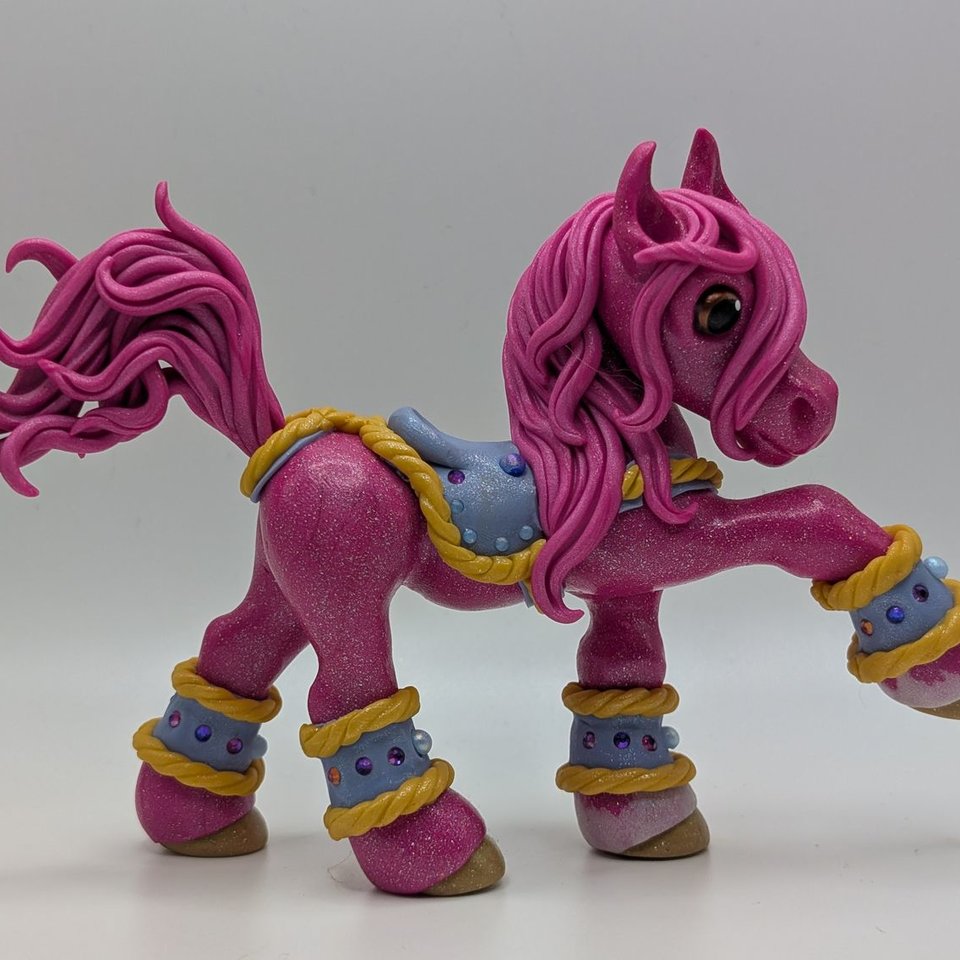 Old Style Jazzy Pink Pony